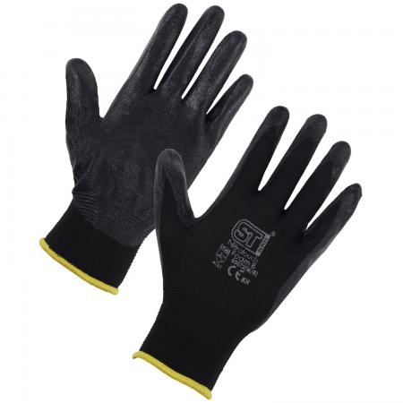 Nitrile palm coated gloves
