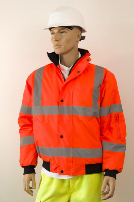 Hi vis orange bomber