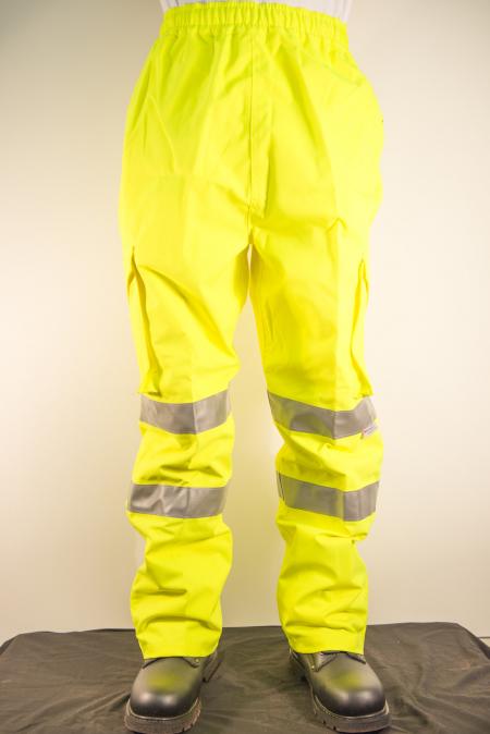 Leo his vis waterproof trousers yellow