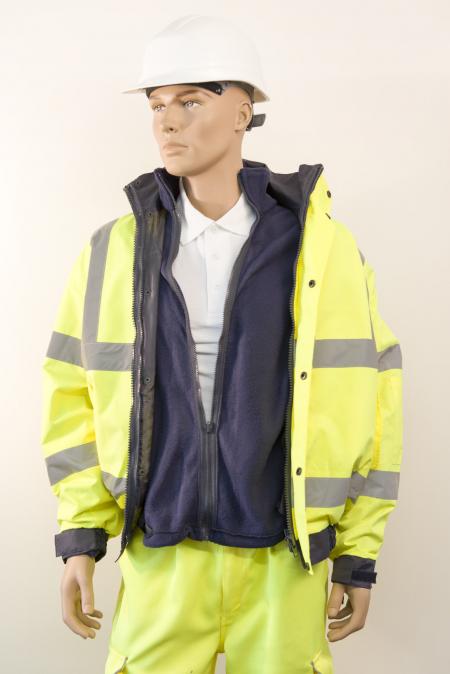 High visibility 4 in 1 bomber jacket