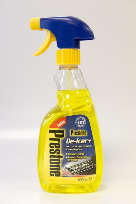 Prestone deicer spray