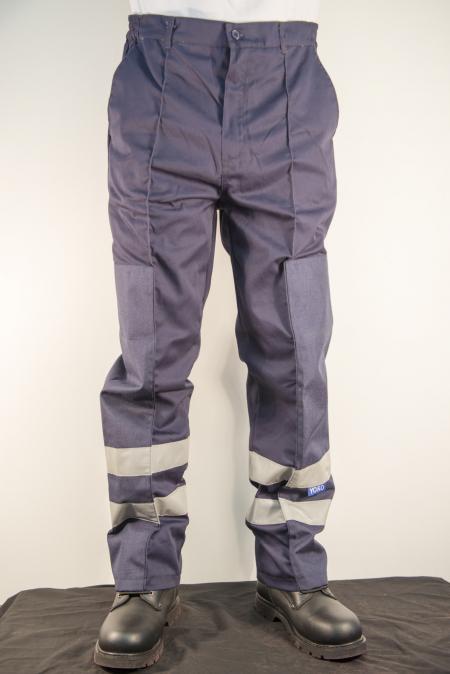 Reflective ballistic trousers